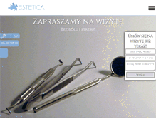 Tablet Screenshot of esteticagabinet.pl